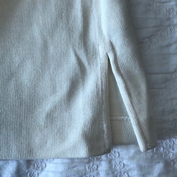 Cream St John knit top with embellishment sz med - Picture 4 of 6